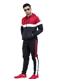 Men's Two Piece Tracksuit Set with <b>Hoodie</b> and Jogger Pants Color Block Full Zip Sportswear Casual Gym Fitness <b>Running</b> Outfit - Product Image 2