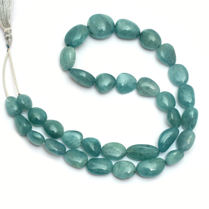 AAA Grandidierite pierres précieuses 10mm-18mm perles de pépites lisses Grandidierite naturelle pierres précieuses perles ovales dégringolées pour bijoux - Product Image 1