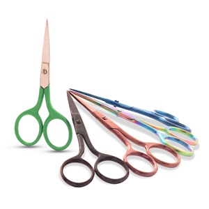 Ciseaux à ongles en acier inoxydable avec logo personnalisé, lame droite de 3,5 pouces, mini-ciseaux à cuticules tranchants avec manche vert - Product Image 1