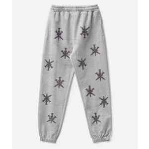 กางเกงลำลองสำหรับผู้ชายกางเกงกีฬาวิ่งจ็อกกิงฟิตปกติเอวกลางระบายเหงื่อกันน้ำพิมพ์ลายพลอยเทียมตามสั่ง - Product Image 6