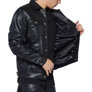 Chaqueta de cuero para hombre de alta calidad para exteriores, gran oferta, chaqueta de cuero para moto para hombre 2023 - Product Image 5
