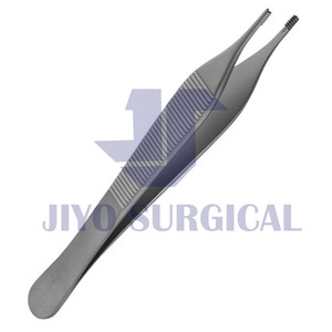 Pinzas Quirúrgicas Adson Brown de 12 cm, Pinzas de Pulgar de Acero Inoxidable con 7x7 Dientes, Instrumento de Precisión - Product Image 2