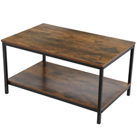 Nouveau design 2025 table centrale en bois avec base en métal enduit de poudre article de luxe moderne en gros meilleure vente de meilleure qualité