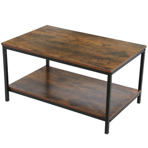 Nouvel arrivage Vente en gros Article de luxe moderne Cadre en métal Table basse avec dessus en marbre noir Meubles de salon Centre Table - Product Image 5
