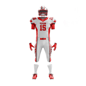 Ensembles de maillots de football américain grande taille à manches courtes, respirants, légers, anti-humidité, durables, confortables, personnalisables à l'avant - Product Image 2