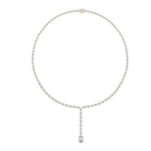 Collar de Diamantes CVD de 15.4 CT, Creados en Laboratorio, VVS-VS EF, Oro de 18K, 14K, Rosa, Amarillo, Blanco, Joyería Fina de Lujo - Product Image 3