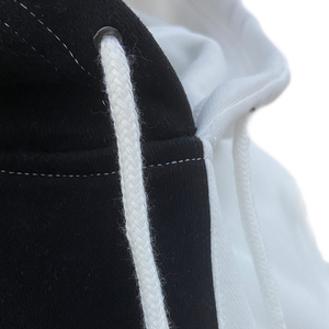 เสื้อมีฮู้ดผ้าฟลีซแบบสวมหัวสำหรับผู้ชายผ้าคอตตอน100% อย่างหนักพิมพ์ลายบล็อกสีพื้นโลโก้ตามสั่ง - Product Image 3