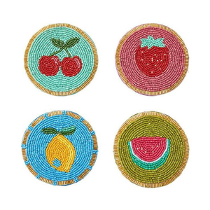 Posavasos Personalizable de Vidrio Artístico con Forma de Animal y Bordado de Cuentas, Diseño Personalizado, Posavasos Promocional - Product Image 2