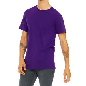 Camisetas de Color Morado para Hombre, Camisetas de Algodón y Poliéster en Venta, Fabricación Personalizada OEM, Camisetas de Verano para Hombre de Alta Calidad 2025 - Product Image 2