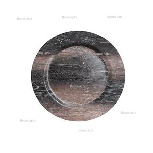 Assiette de présentation en bois au design classique, de forme ronde, de la plus haute qualité, fabriquée en Inde - Product Image 1