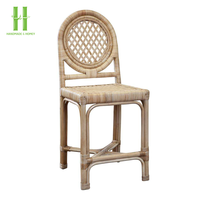 Chaises de salle à manger en rotin de haute qualité meubles de salon chaise de loisirs en rotin moderne bohème meubles de maison fabriqués au Vietnam