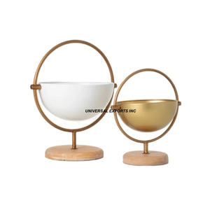 Bol à chocolat martelé en métal Forme ronde Designer Sweet Bowl Taille personnalisée Bol à chocolat de luxe - Product Image 4