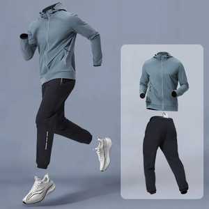 Ensemble de mode pour hommes été 2021, ensemble de costumes pour hommes, deux pièces, ensemble de fitness, survêtement décontracté, vente en gros, best-seller - Product Image 6