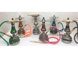 Chichas Farida en acier inoxydable laqué en nacre miniature, fabrication artisanale égyptienne, nouveau design de luxe, prix d'usine - Product Image 3