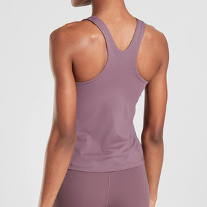 Top qualité dames femmes coton extensible côtelé t-shirt Cami décontracté débardeur avec 100% coton unisexe - Product Image 5