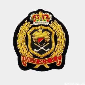 Premium Quality High Manufacture Fashion Bullion Wire <b>Badges</b> New Design Fashion Bullion Wire <b>Badges</b> Fashion Customize Patch#4479 - Product Image 1