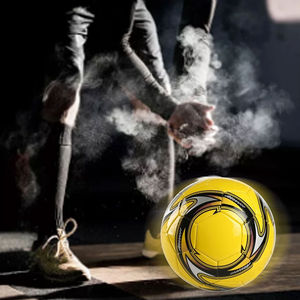 Ballon de football pour le divertissement sportif, qualité supérieure, multicolore, durable, en cuir PU, fabrication professionnelle, ballon de football - Product Image 3