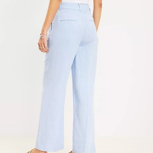 Pantalon et pantalon de jogging personnalisé pour femmes de nouveau style Pantalon confortable en mélange de lin de qualité supérieure pour femmes de BD - Product Image 4