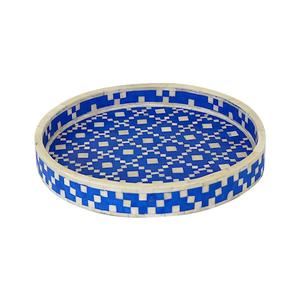 Bandeja de servicio con incrustaciones de hueso y resina artesanal de la mejor calidad para hoteles y restaurantes - Product Image 6