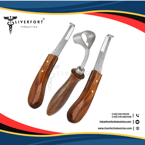 Ensemble équestre de qualité supérieure 6 pièces équin vétérinaire cheval maréchal-ferrant sabot couteaux allemand en acier inoxydable pour sabot couteau tondeuse - Product Image 5