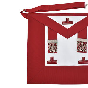 2025 artisanat grands intendants fait à la main en peau d'agneau tablier Offre Spéciale personnalisé maçonnique Regalia brodé techniques paillettes décoration à coudre - Product Image 2