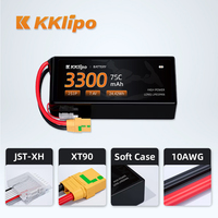Paket Baterai Lipo 2S 7.4V untuk Mobil RC, Pesawat Balap RC, Helikopter, Pesawat, Mobil Drifting, Drone dengan Baterai Lipo 7.4V yang Kuat