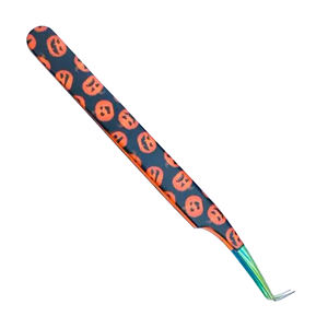 Pince à épiler d'extension de cils à pointe en fibre Outil d'extension de cils de marque privée avec logo personnalisé - Product Image 6