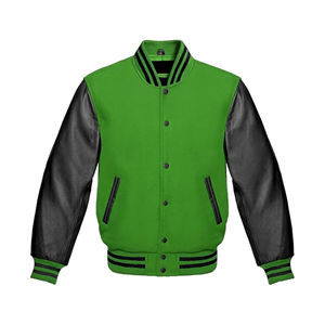Chaquetas de Béisbol Varsity de Lona Vintage de Color Claro para Hombre, Hechas a Medida, de Otoño e Invierno, de Secado Rápido, Novedad en Tendencia - Product Image 1