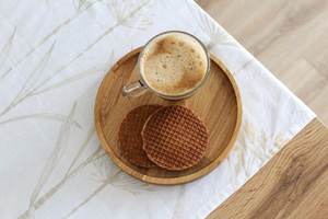 Plateau en bois rond | Plateau de service en chêne massif | Décoration d'intérieur rustique minimaliste - Product Image 2