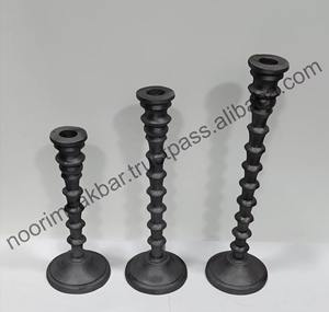 Bougeoir en aluminium plaqué or 2026 - Design d'art moderne pour la décoration de la maison, bougeoir unique et élégant - Product Image 3