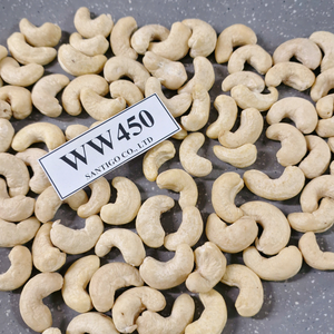 เมล็ดมะม่วงหิมพานต์ Kaju badam santigo WW450เม็ดมะม่วงหิมพานต์ดิบฉลากส่วนตัว - Product Image 1