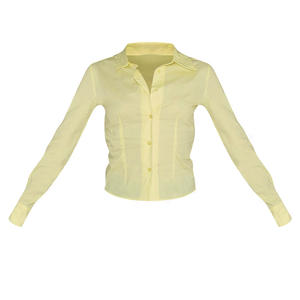 Camisas de trabajo de manga larga para mujer con diseño de logotipo personalizado Material transpirable adecuado para uniformes industriales y de personal - Product Image 1