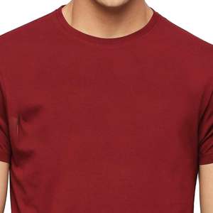 T-shirts pour hommes 100% coton de haute qualité avec broderie de logo personnalisé à manches courtes Impression numérique douce et personnalisable - Product Image 5