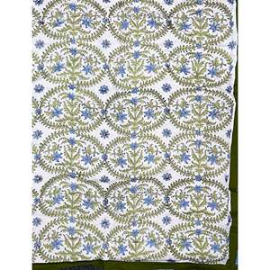 ผ้าห่มผ้าฝ้ายพิมพ์ลายด้วยมือสำหรับเด็ก ลายดอกไม้ สำหรับใช้ในบ้าน - Product Image 3