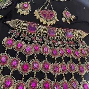 Ensemble de bijoux pour femmes, collier et boucles d'oreilles, port confortable, cadeau pour femmes, occasion, tendance, motif floral bohème - Product Image 4