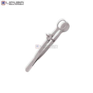 Forceps de Chalazion Desmarres, plaque de 23 mm, poignée plate de 12x20 mm, 36 pouces (92 cm), instruments médicaux ophtalmiques - Product Image 4