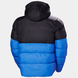Veste d'hiver en duvet Veste européenne à capuche 100% Polyester col montant rembourré en duvet Vestes d'hiver grande taille pour hommes - Product Image 5
