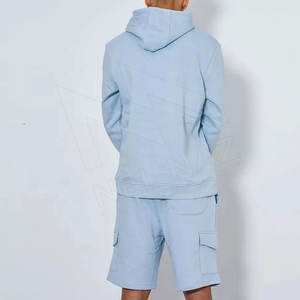 ชุดกีฬากันหนาวพิมพ์โลโก้ผ้าเกล็ดปลาสำหรับผู้ชายชุดมีฮู้ดสำหรับผู้ชายชุดเสื้อมีฮู้ดสำหรับใส่ได้ทั้ง100% และผู้ชาย - Product Image 3