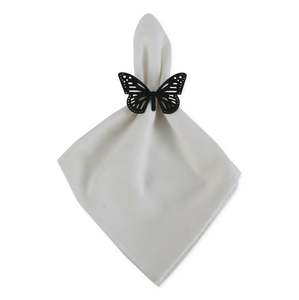 ห่วงรัดผ้าเช็ดปากสีดำแบบเหล็กรูปเนยที่สวยงามสำหรับห้องครัวร้านอาหารตกแต่งบ้านงานแต่งงานเครื่องใช้บนโต๊ะอาหารในสำนักงานโรงแรมจำนวนมาก - Product Image 6