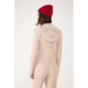 Cárdigan Informal con Capucha y Cremallera, con Mangas Cortas de Poliéster 100%, para Otoño e Invierno - Product Image 5