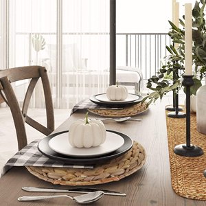 Napperon en jacinthe d'eau de style Boho, tissé à la main naturel, chargeur de plaques, quantité en vrac, plaques de chargement bon marché - Product Image 6