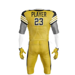 Uniforme de Fútbol Americano Más Vendido, Tejido Transpirable, Cómodo, Manga Corta, Talla Grande, Personalizable para Entrenamiento y Juegos - Product Image 5