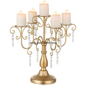 Home and Hotel <b>Christmas</b> <b>Decoration</b> Home Candle Holder Gold for <b>Sale</b> 2025 New Metal Candle Stand Candelabra for Table Decor - Product Image 4