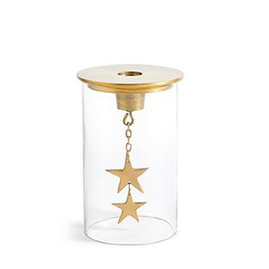 Decorative Indoor Christmas Metal Iron Handmade Round Candle Holder - Product Image 6