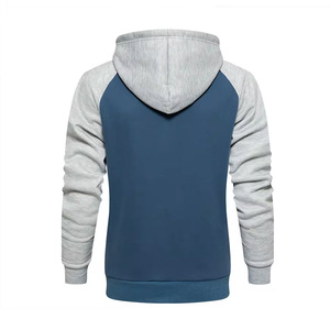 Sweat à capuche zippé pour homme en molleton bouclette 100% coton de haute qualité, coupe droite, épaules tombantes, respirant, personnalisable - Product Image 3