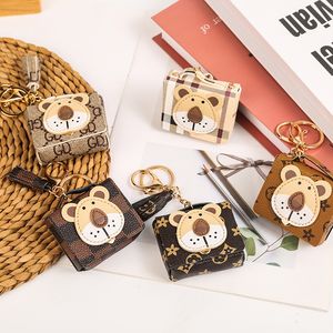 Llavero Personalizado para Bolso, Colgante Decorativo para Auriculares, Colgante de Dibujos Animados, Porta Llaves de Cuero, Monedero, Amuleto - Product Image 4