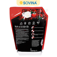 Grosir Downy Premium Parfum Gairah kain pelembut 3L x4 tas Parfum tahan lama sekali pakai untuk pakaian buatan Vietnam