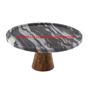 Soporte de pastel de madera de diseño moderno de lujo hecho a mano más vendido y de alta calidad al por mayor - Product Image 5