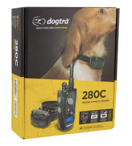 ปลอกคอสุนัขฝึกสอน DogGtra 280C รุ่นใหม่ กันน้ำ ควบคุมได้แม่นยำ 127 ระดับ หน้าจอ LCD ระยะไกล 1/2 ไมล์ - Product Image 2