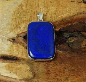 Elegante colgante de lapislázuli con múltiples piedras preciosas, estilo Vintage de Plata de Ley 925 con ajuste de bisel, joyería fina para mujer - Product Image 3